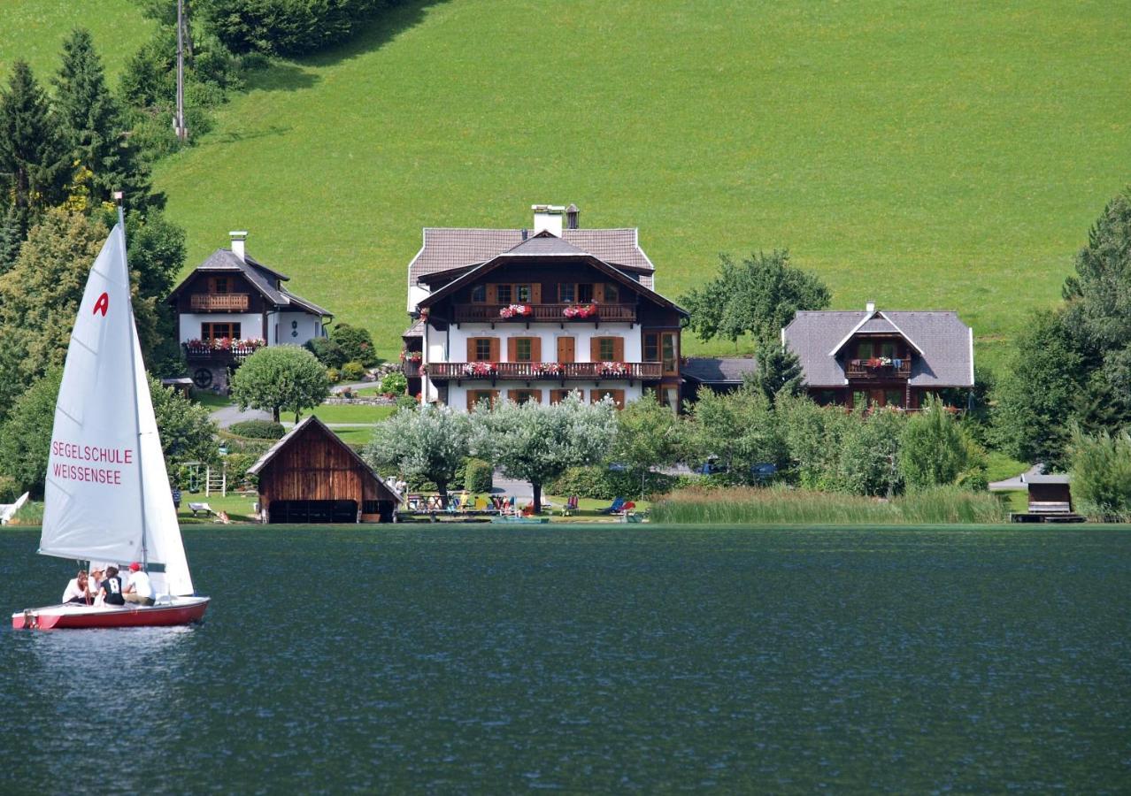 Ferienhof Obergasser Und Bergblick Weissensee Exteriér fotografie