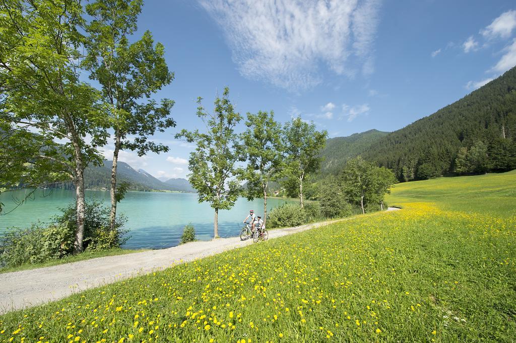 Ferienhof Obergasser Und Bergblick Weissensee Exteriér fotografie